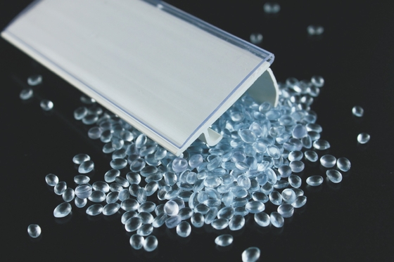 Buy Hard 1380 kg/m3 PVC Plastic Granules For Extrusion Profile online manufacture